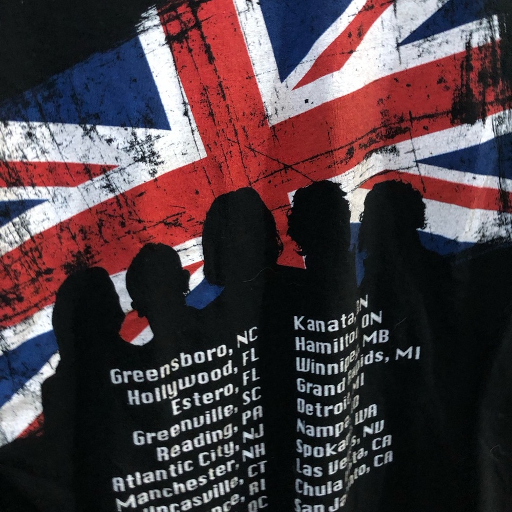 Vintage Def Leppard Concert T-shirt , tag faded see measurements seems M/L adult - Picture 4 of 9